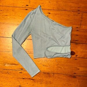 WINDSOR ONE-SHOULDER CROPPED TOP (xs)